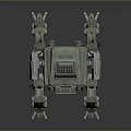 Mech Warrior Mech Soldier Machine Battlearm Mechanical Battlearm Machine Fighter Robot 3d model