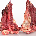Beef T-bone Steak Meat Pork Fresh 3d model