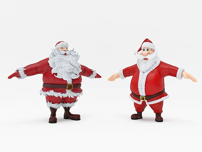 Modern Santa Claus 3d model Modern Santa Claus 3d model