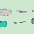Spaceship Aircraft Science Fiction 3d model
