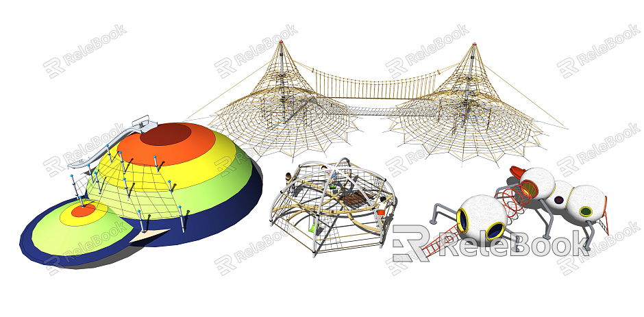 Modern play equipment Children's play equipment Climbing net model