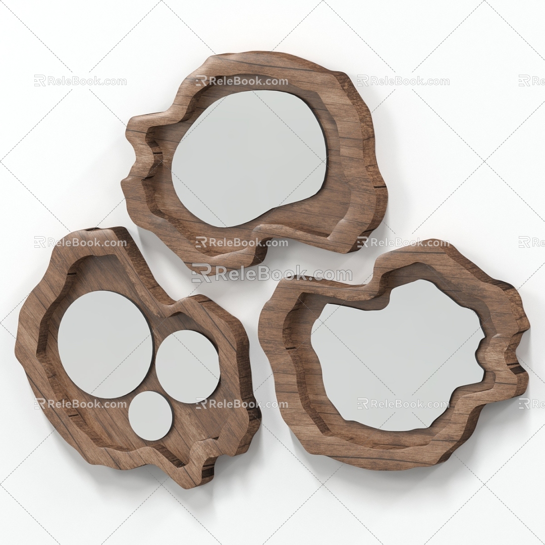 Decorative Mirror Mirror Creative Decorative Mirror 3d model