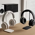 Headset Wireless Headset Audio 3d model