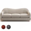 Nordic Simple Double Sofa Sofa Simple Double Sofa Casual Sofa Living Room Sofa 3d model