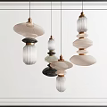 Nordic chandelier 3d model