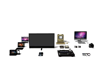 modern electronic products 3d model modern electronic products 3d model