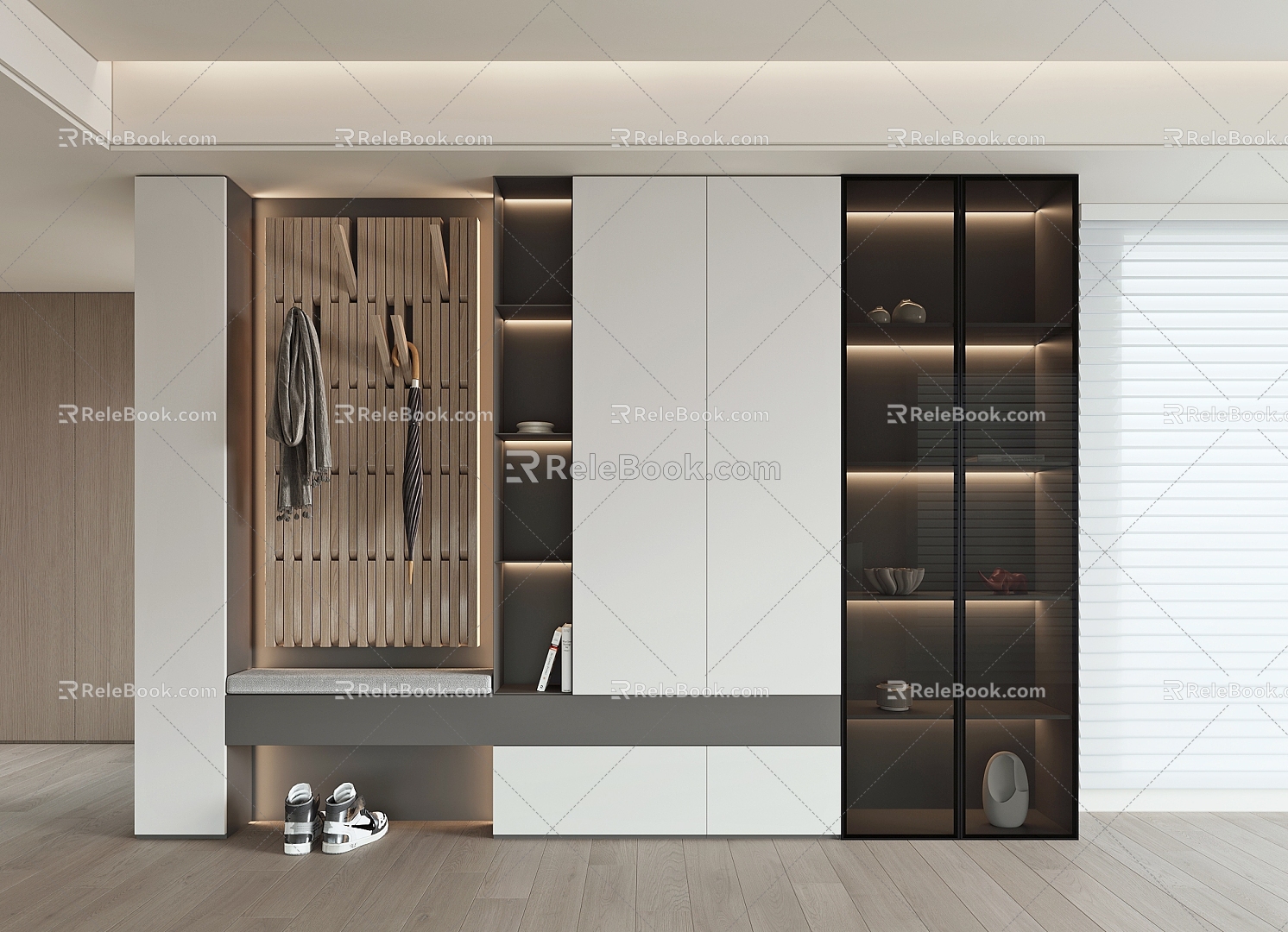 Shoe cabinet 3d model