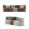 Modern Multiplayer Sofa 3d model