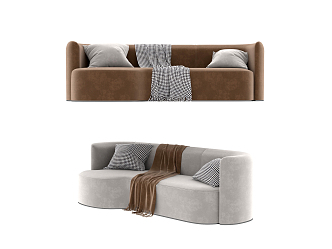 Modern Multiplayer Sofa 3d model