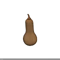 Fresh Butternut Squash with Smooth Yellow Skin and Pear Shaped Form