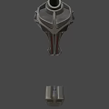 Weapons of the Future Pistol 3d model