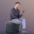 modern man 3d model
