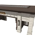 New Chinese Style Gate Atmospheric Gate 3d model