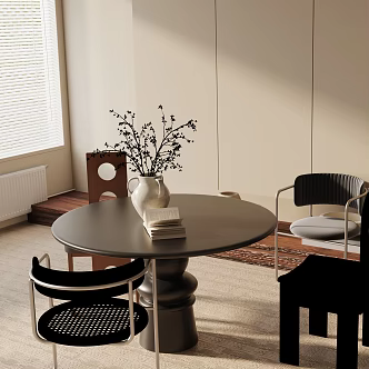 Modern table combination 3d model