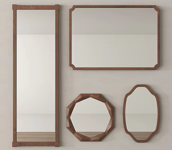 medieval mirror dressing mirror 3d model