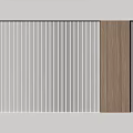 Modern Background Wall Design With Wood Panels And Textured Gray White Surfaces