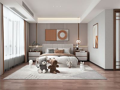 Modern Children's Room Home Bedroom model