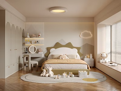 Children's room 3d model