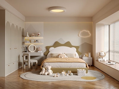 Children's room 3d model