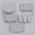 Elegant Gray Roman Blinds With Linen Fabric And Various Designs For Home Windows