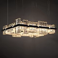 Elegant Modern Crystal Chandeliers With Various Geometric Designs And Hanging Lighting