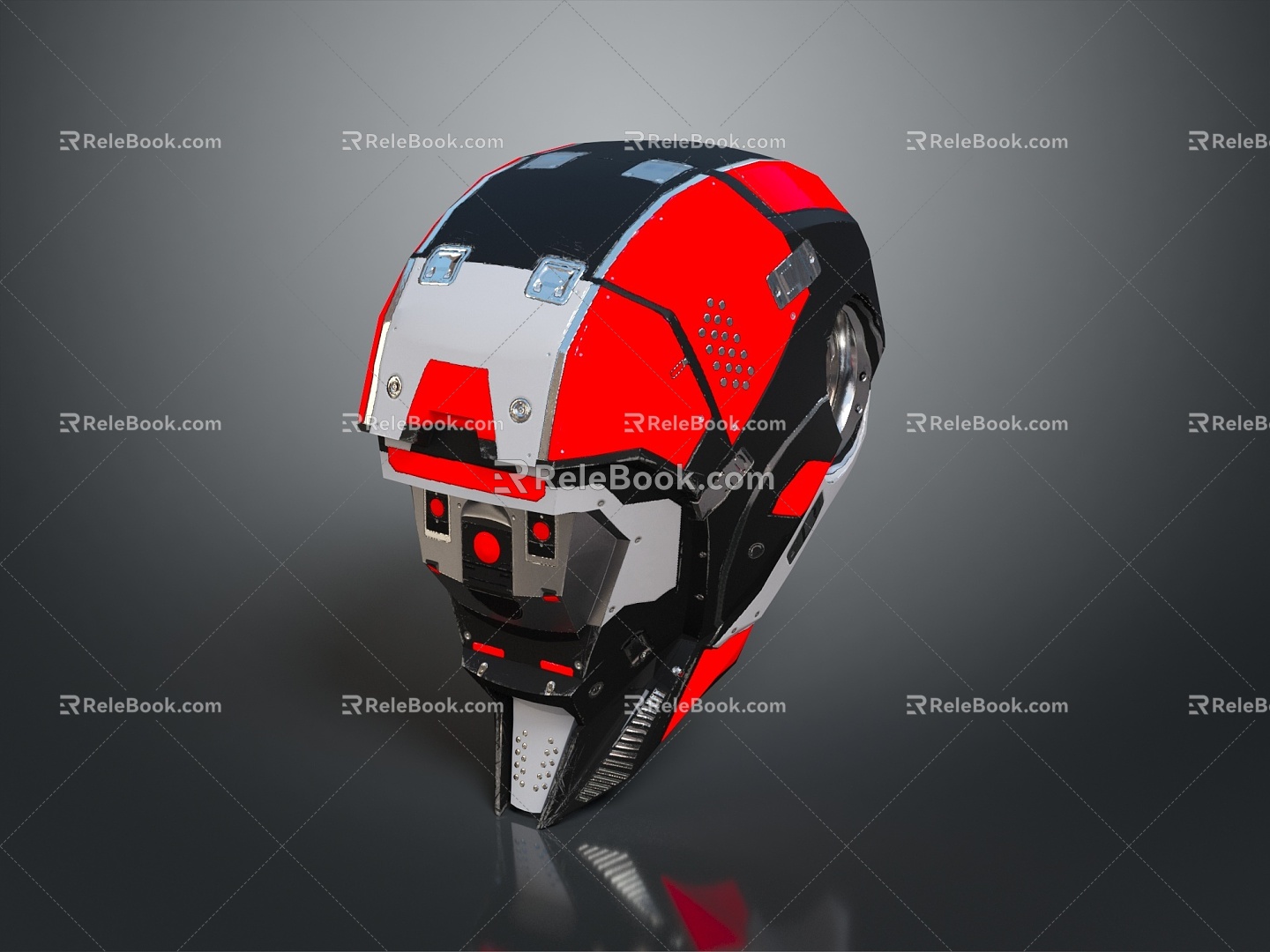 Sci-Fi Helmet Alien Helmet High Tech Helmet Game Helmet Helmet Helmet 3d model