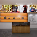 Modern Clothing Store Interior With Mannequins Clothes And Decorative Display Shelves