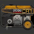 Portable SEBO CRAFT Gasoline Generator With Orange Black Design And Wheels