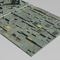 Detailed Aerial Planning Layout With Urban Grid Structure And Zonal Design