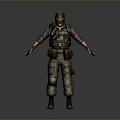 Warrior Samurai Soldier Guard Assassin Killer Ancient Soldier Ancient Assassin Killer 3d model