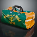 Caspus Attucks Tigers Green And Yellow Stylish Duffel Bag With Logo