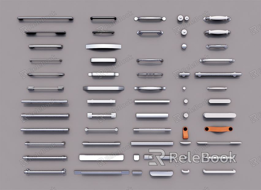 Modern Door Handle Metal Door Handle Hardware Components model