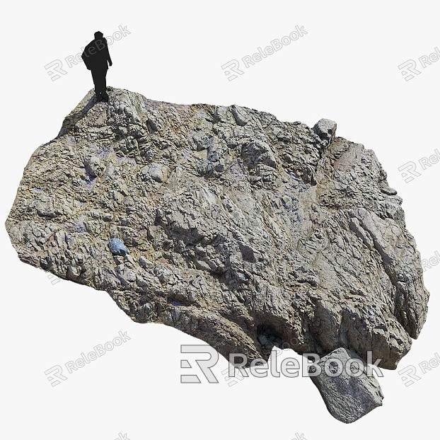 Rock Ground Sand Stone Ground Rock Ground Rock Rock Block Stone Natural Landscape model