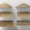 Various Straw Thatch Roof Designs For Outdoor Garden And Patio