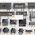 Various Landscape Pavilion Designs With Traditional And Modern Roof Structures