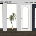 Narrow Frame Warm Pear Glass Doors With Changhong Double Layer And French Cream Grid Pattern