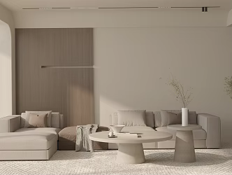 Modern Sofa Coffee Table Combination Sofa Combination 3d model