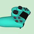 Modern game console 3d model