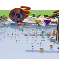 Modern Playground 3d model