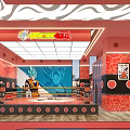 Traditional Martial Arts Training Space With Cultural Decor