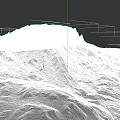 Microtopography Terrain Featuring Undulating Ridges And Earth Tone Textured Surface 3d model