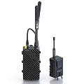 military intercom satellite telephone missile remote control communication equipment 3d model