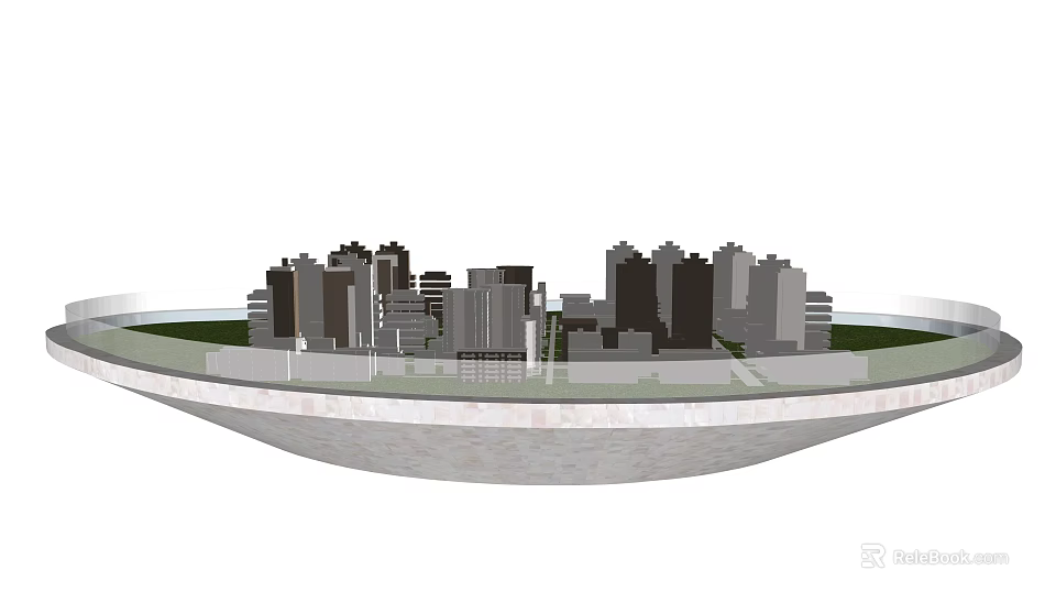 Modern Commercial Kitchen Equipment In Open Layout Design With Functional Appliances 3d model