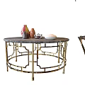 Modern Coffee Tables With Metal Frames Glass Tops And Various Geometric Designs