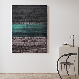 Modern Abstract Hanging Painting 3d model