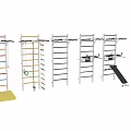 Multifunctional Home Gym Sports Equipment With Pull Up Bars Gymnastic Rings And Climbing Ropes