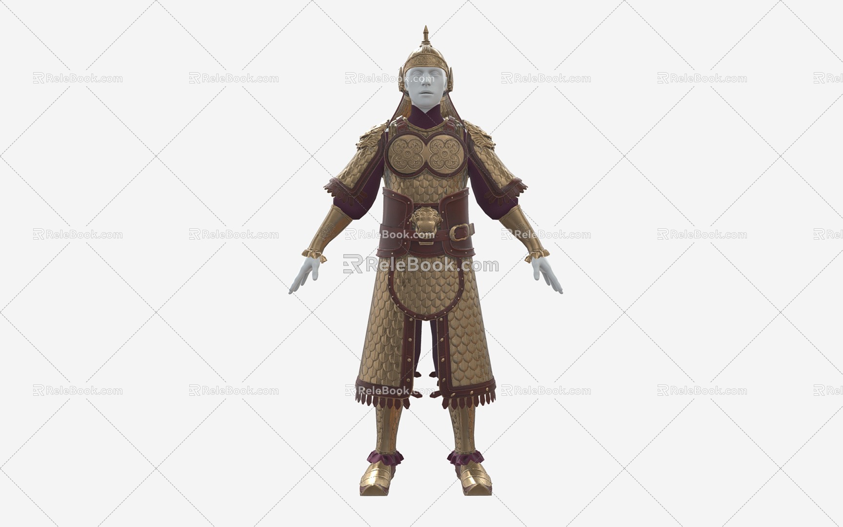 Chinese Armor Armor Armor Soldier Armor 3d model