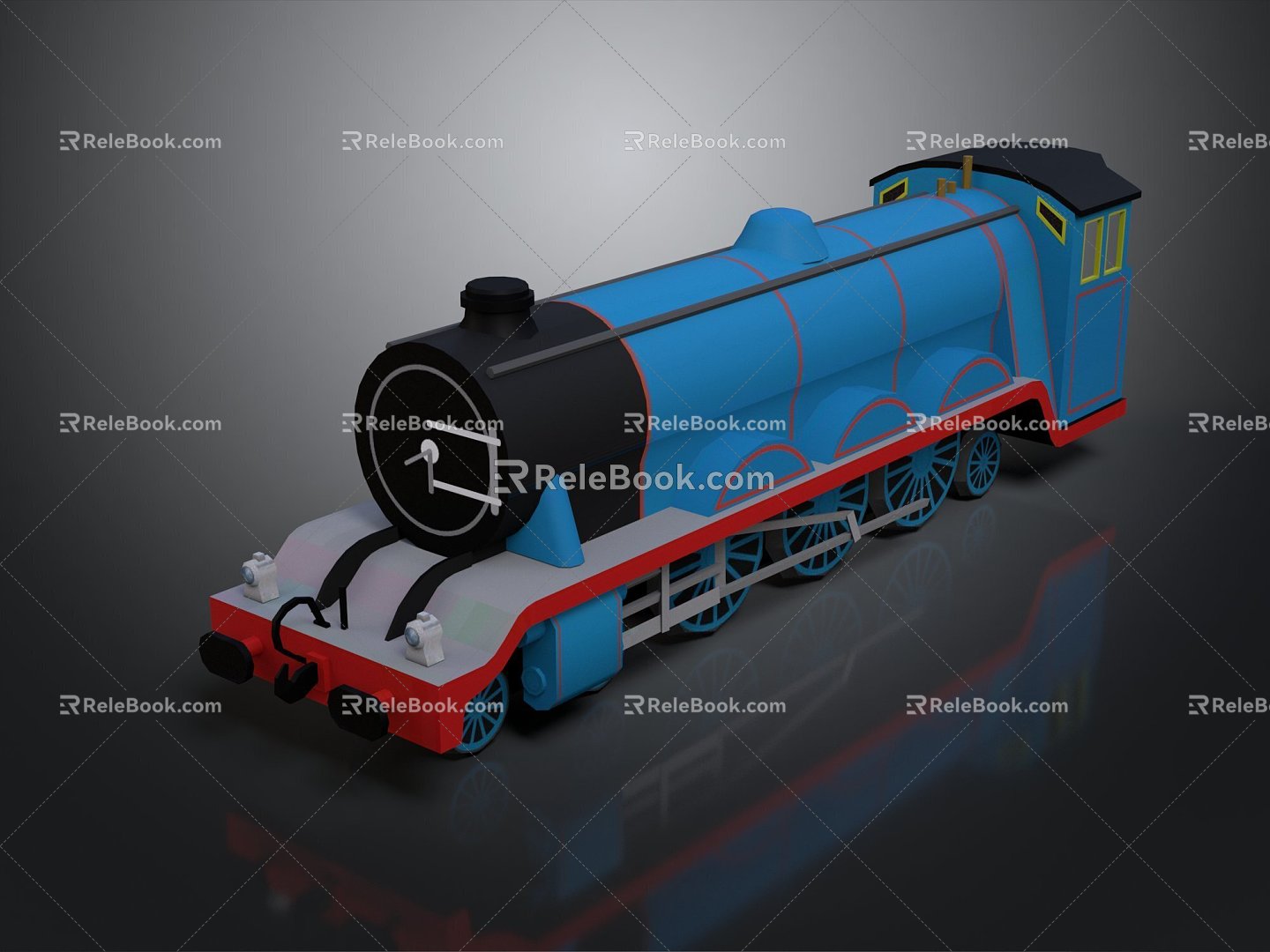 vintage train steam train train carriage locomotive head steam car carriage train vehicle 3d model