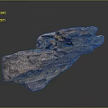 Natural Textured Stone Wood Decorative Piece With Unique Organic Rustic Structure