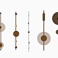 Contemporary Wall Lamps Featuring Sleek Metal Structures Various Geometric Designs and Warm Glow Effects